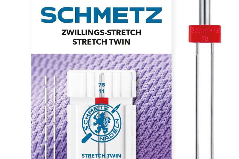 Schmetz Naaimachine Naalden, Tweeling Stretch, 2,5/75