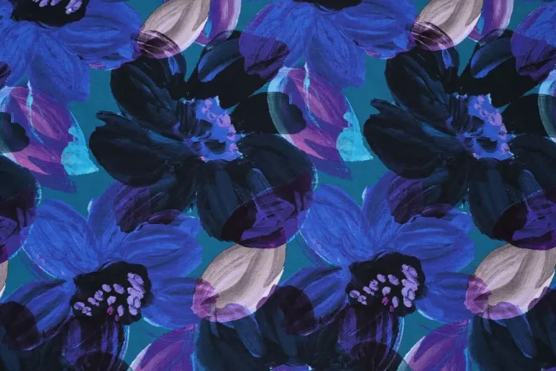 Viscose-tricot-stof-olieverf-bloemenprint-p688