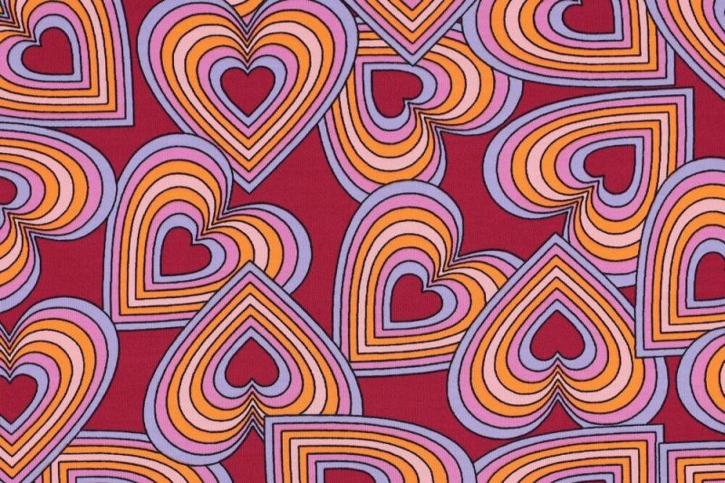 Tricot-katoen-stof-grafische-hartjesprint-y414