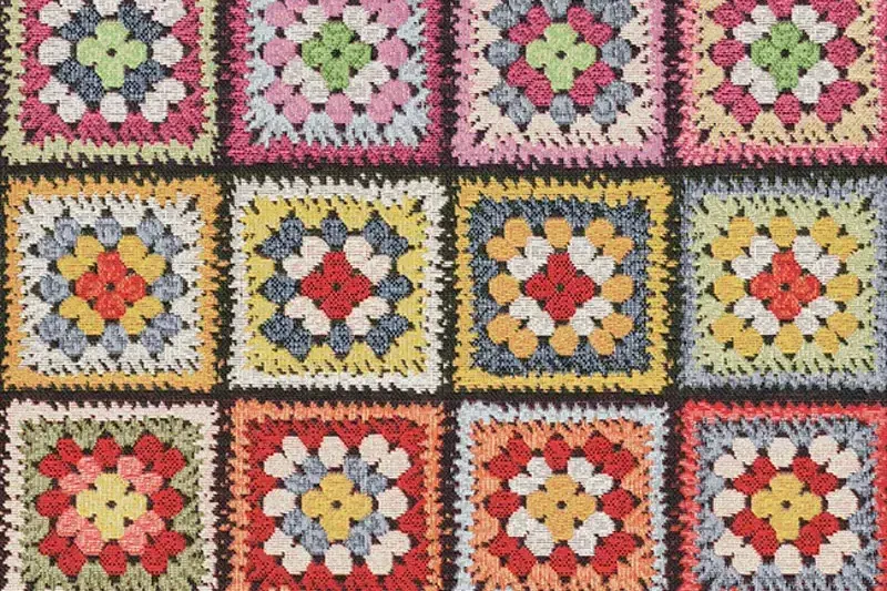 Granny-squares-gobelin-stof-P653