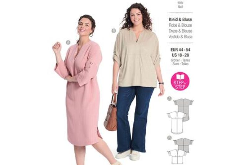 Burda Style, Naaipatroon jurk & blouse 5934-1