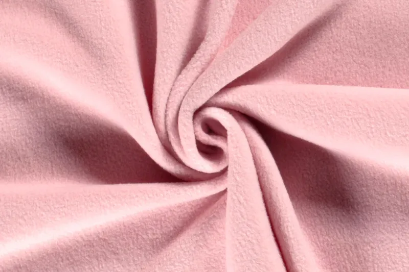 Fleece-stof-lichtroze-fl111
