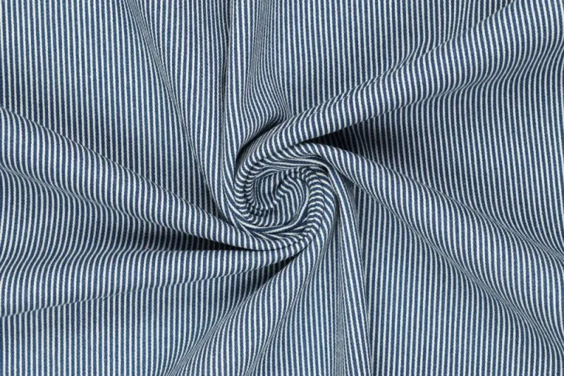 Denim-stof-streep-motief-P674