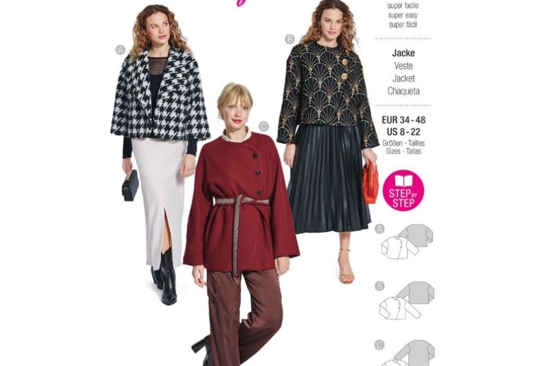 Burda-style-naaipatroon-jas-jacket-5770