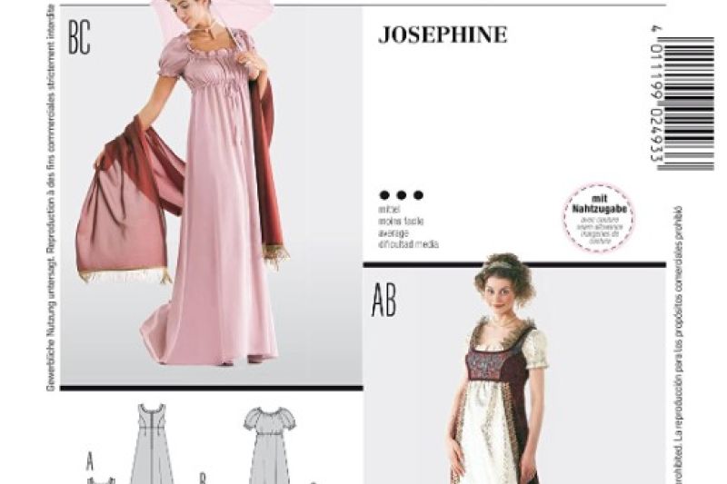 Burda-style-naaipatroon-jurk-2493
