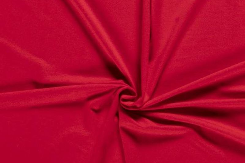 Tricot viscose rood