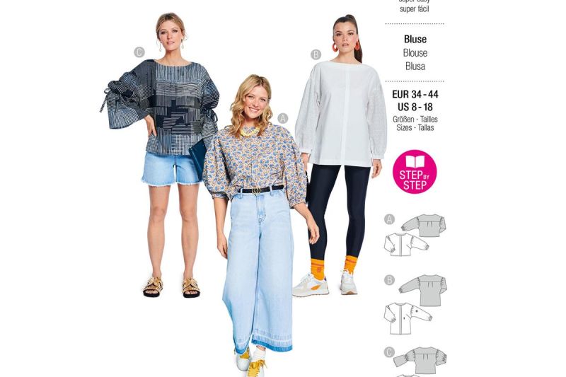 5709 burda style naaipatroon blouses