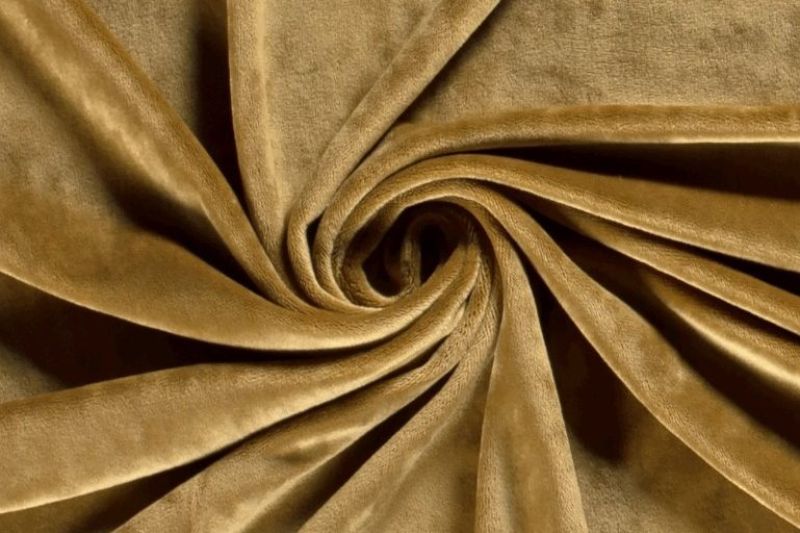 Velours-stretch-stof-goud-oker-vs037