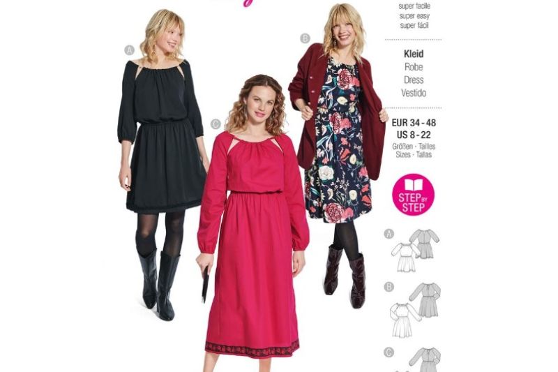 Burda-style-naaipatroon-jurk-5772