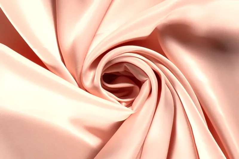 Viscose-satijn-stof-perzik-roze-y216