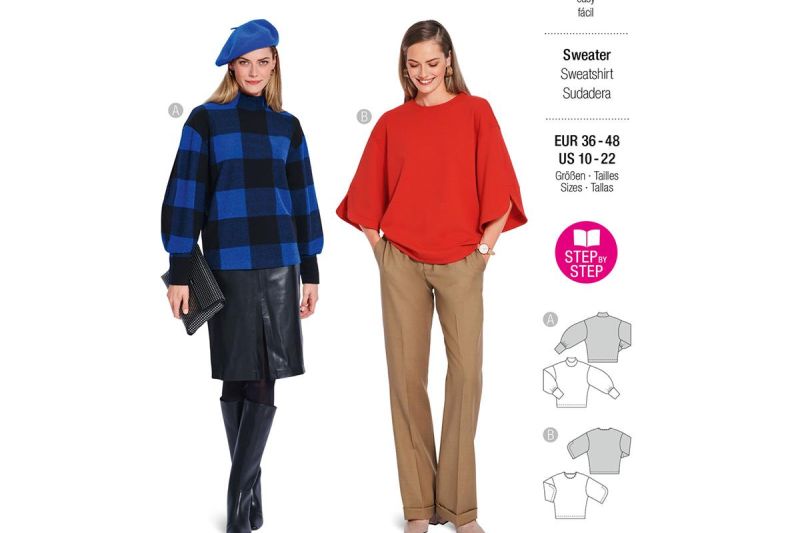 5716 Burda naaipatroon sweatshirt