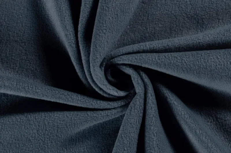 Fleece-stof-jeansblauw-fl006