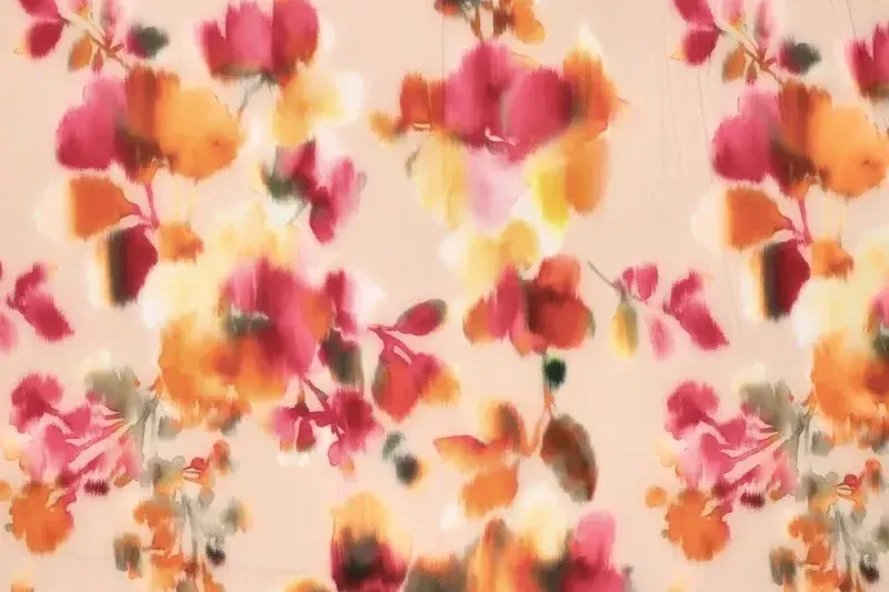 Matte-satijn-viscose-stretch-stof-aquarel-bloemenprint-y946