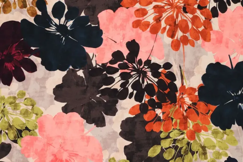 Viscose-spandex-stof-bloemenprint-p754