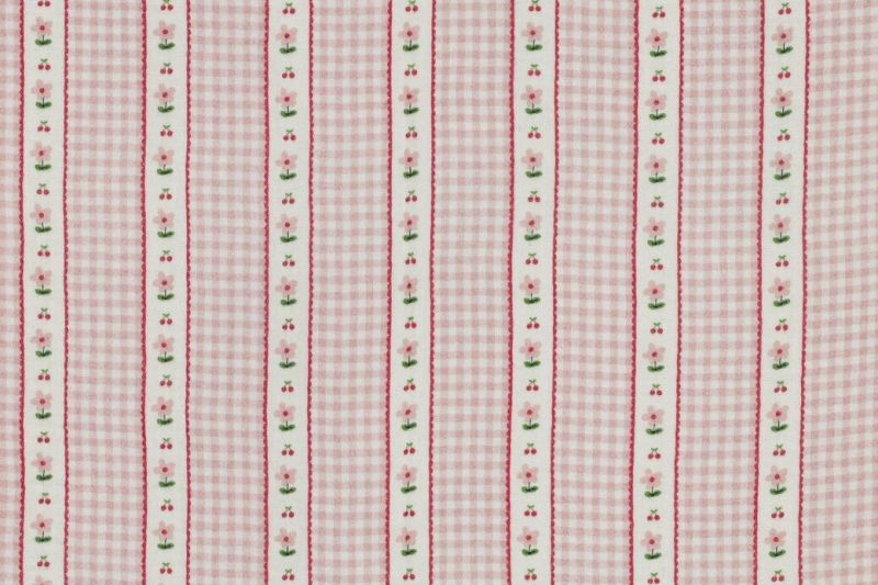 Hydrofiel-double-gauze-stof-ruit-met-bloemetjesband-P523