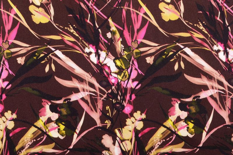 Viscose-satijn-stof-droogbloemenprint-y800