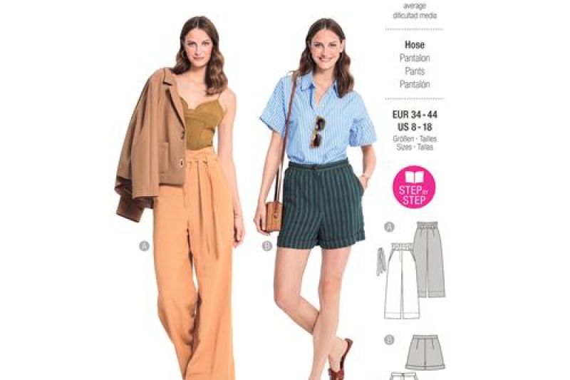 Burda Style, Naaipatroon broek & short. 5912-1