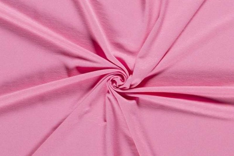 Tricot katoen roze