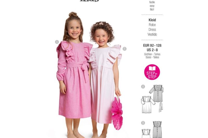 Burda-style-naaipatroon-kids-jurk-9220