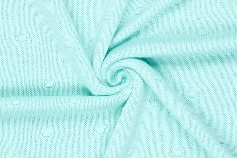 Gebreide-stof-stippen-mint-y474
