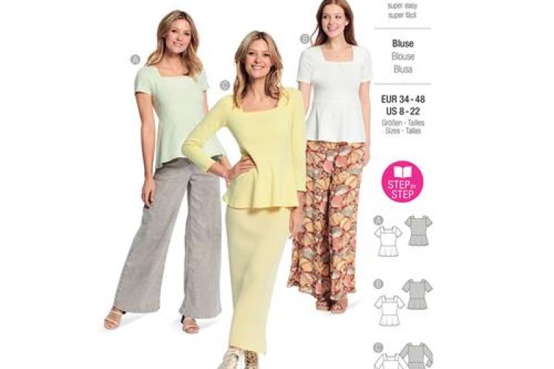 Burda Style, Naaipatroon top. 5908-1