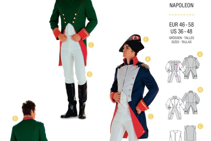 Burda-style-naaipatroon-napoleon-kostuum-2471