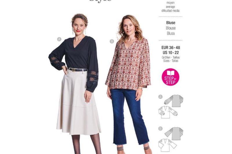 Burda-style-naaipatroon-blouse-5785