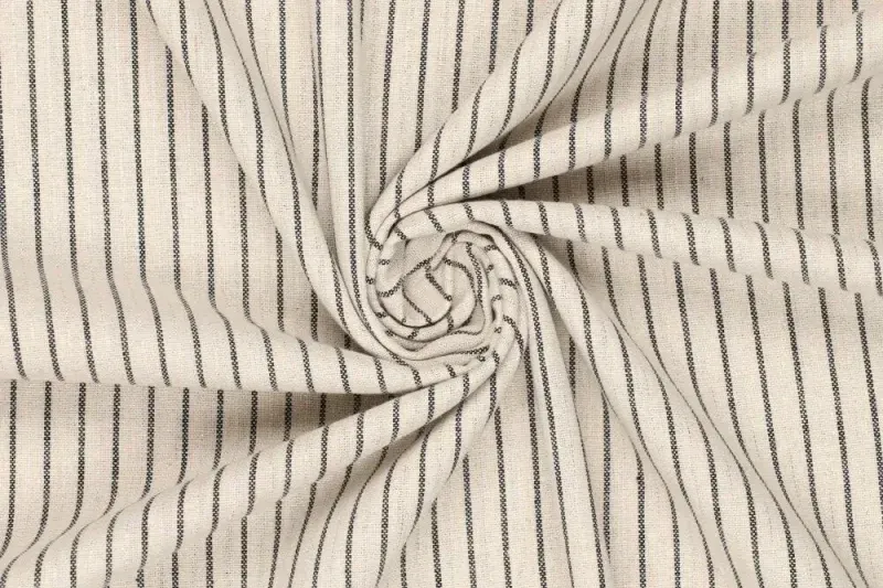 Linnen-katoen-stof-lurex-smalle-streep-motief-P257