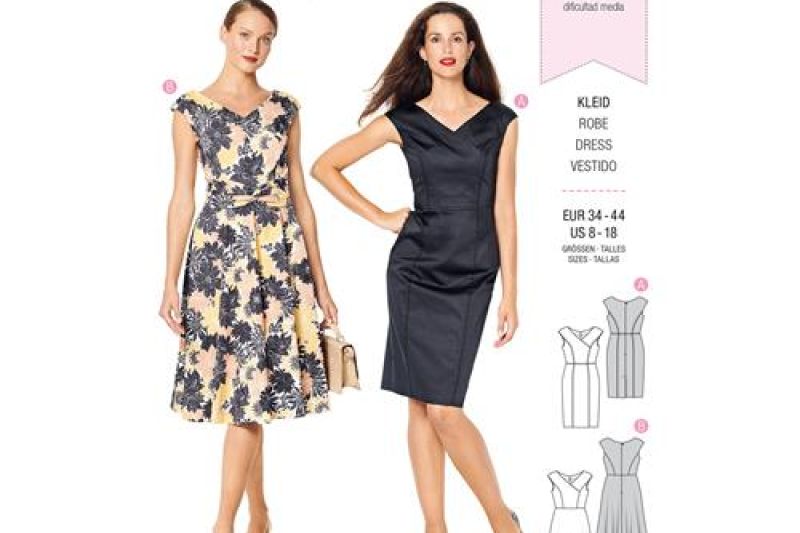 Burda Style, Naaipatroon Jurk. 6236-1
