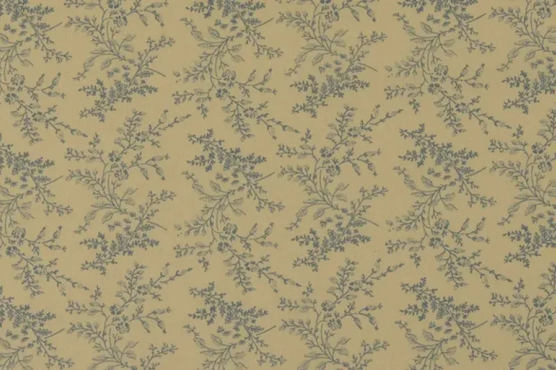 Poplin Katoen Stof, Takjes Print, Baby Blauw/offwhite. P882-1