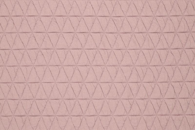 Gestept-relief-dubbeldoek-jersey-stof-driehoekjes-oud-roze-a0526