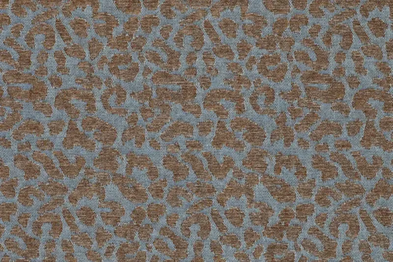 Jeans-denim-stof-panterprint-chenille-y725