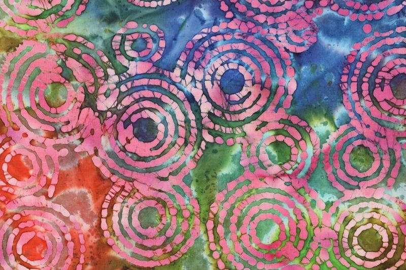 Batik-katoen-stof-abstracte-kringenprint-P169