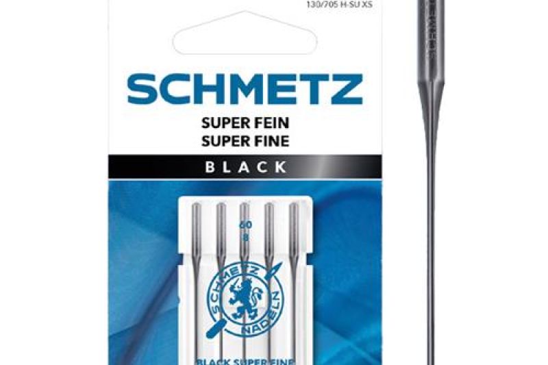 Schmetz Naaimachine Naalden, Black Super Fine, 70/10