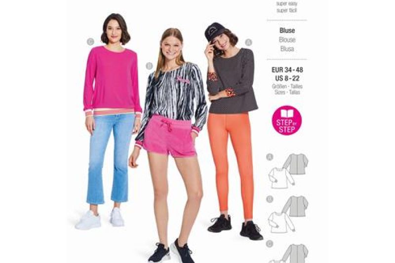 Burda Style, Naaipatroon blouse, 5849-1