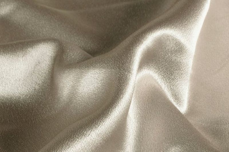 Satijn velvet stof, geverfd effen, beige FE012-1