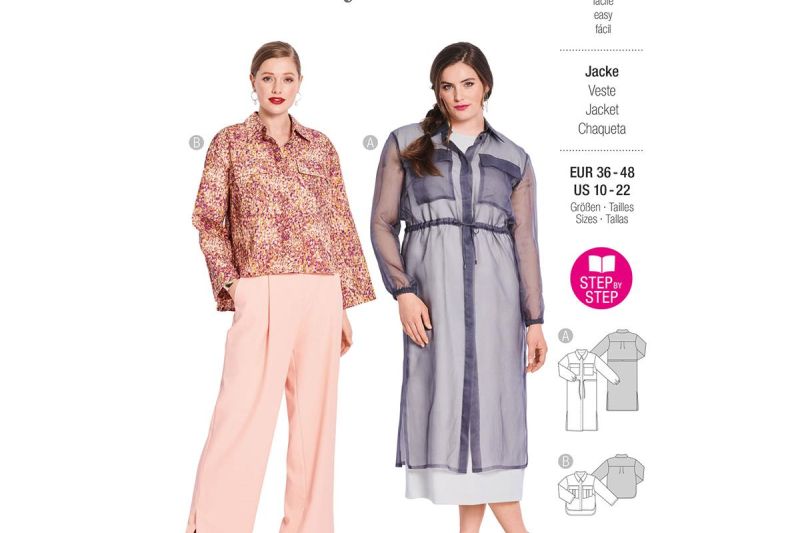 Burda Style, Naaipatroon jas 5750-1