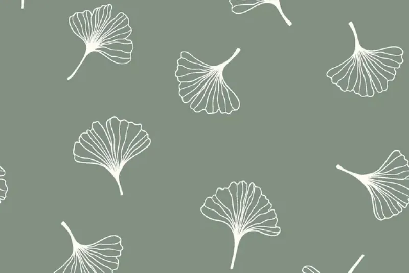 Poplin-katoen-stof-bladprint-P457