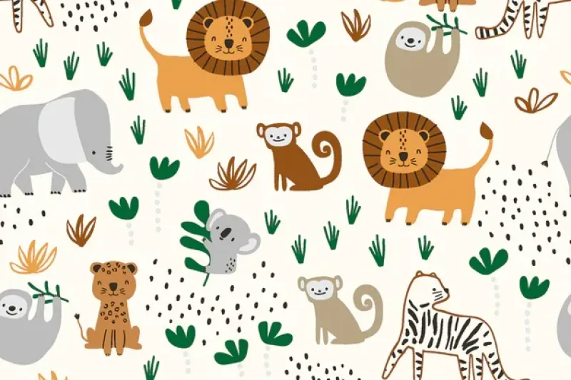 Poplin-katoen-stof-dierenprint-y551