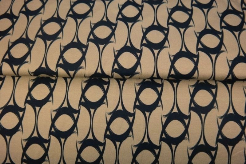 Stenzo-viscose-tricot-stof-grafische-print-y1088