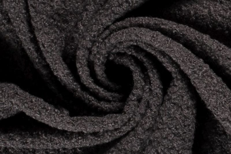 Boucle-stof-donkergrijs-d0158