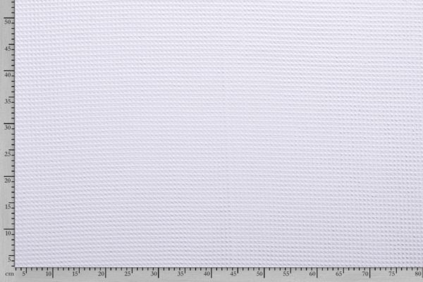 Wafeldoek stof, wit.2