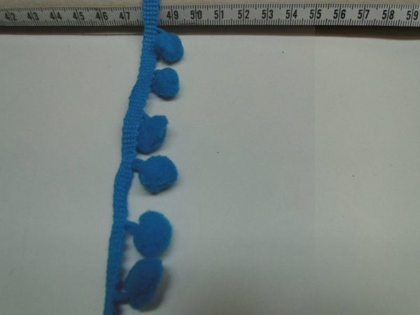 Bolletjesband aqua