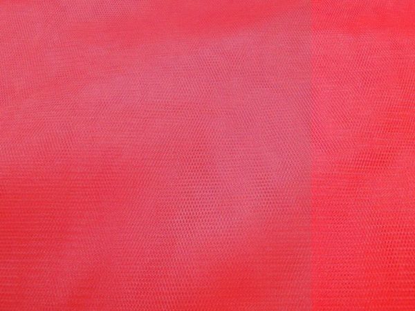 Bruidstule stof rood - Afbeelding 2