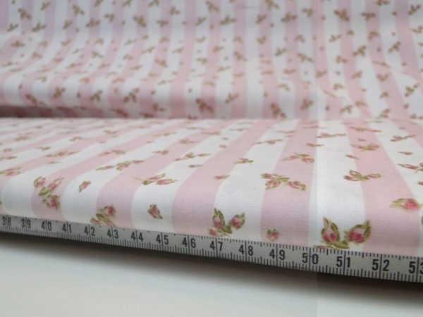 Decoratie stof W755 katoen roze