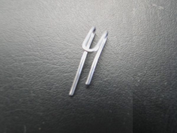 Duplohaak metaal klein - Afbeelding 2