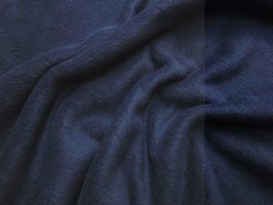 Fleece stof donkerblauw