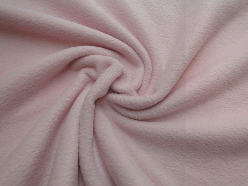 Fleece stof , oud roze/ baby roze. FL011