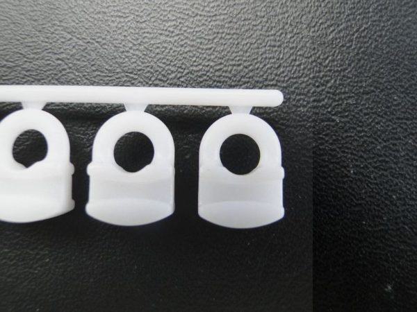 Gordijn runner op strip voor Curva rail 10 stuks = 1 strip - Afbeelding 2