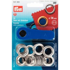 Ringen met schijven MS zilverkleurig 14,0 mm, 10 stuks, 541383